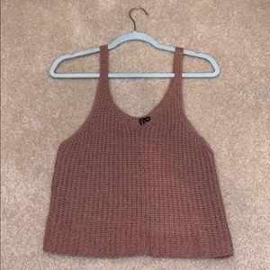 Knitted tank top